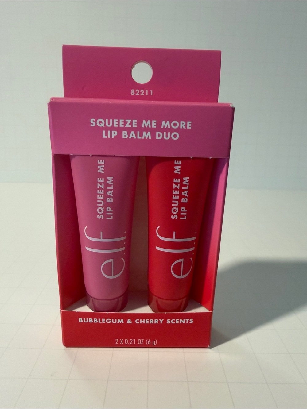 ELF Squeeze Me More Lip Balm Duo - Pink & Red